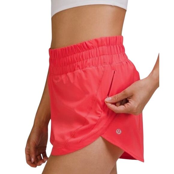 Lululemon Women’s Track That High Rise Lined Shorts in Pink size 6 - Picture 8 of 10